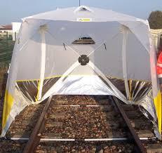 Track Welding Tent